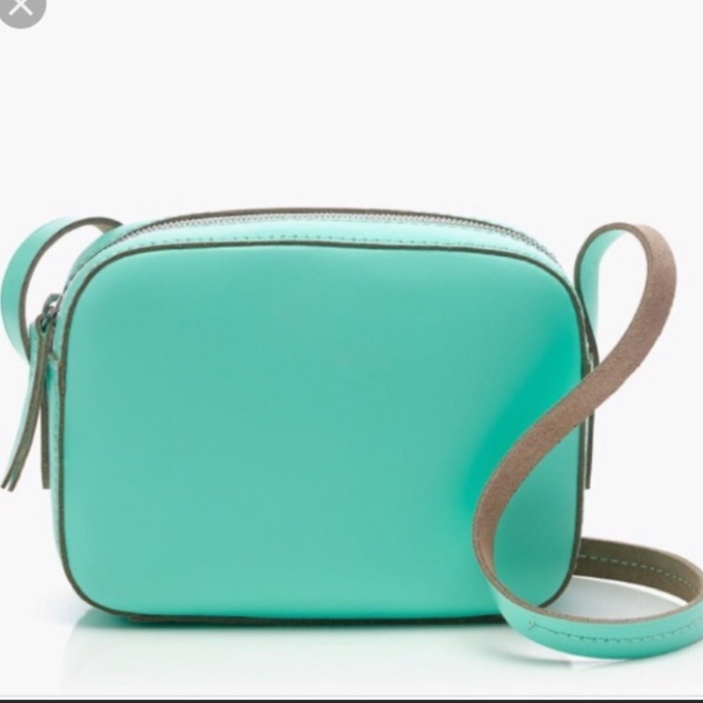 JCrew Marlo mint green crossbody bag